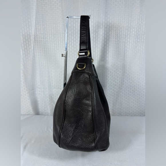 Gucci Dark Chocolate Brown Pebbled Leather Jackie Web Hobo Bag – Made in Italy - Picture 4 of 16